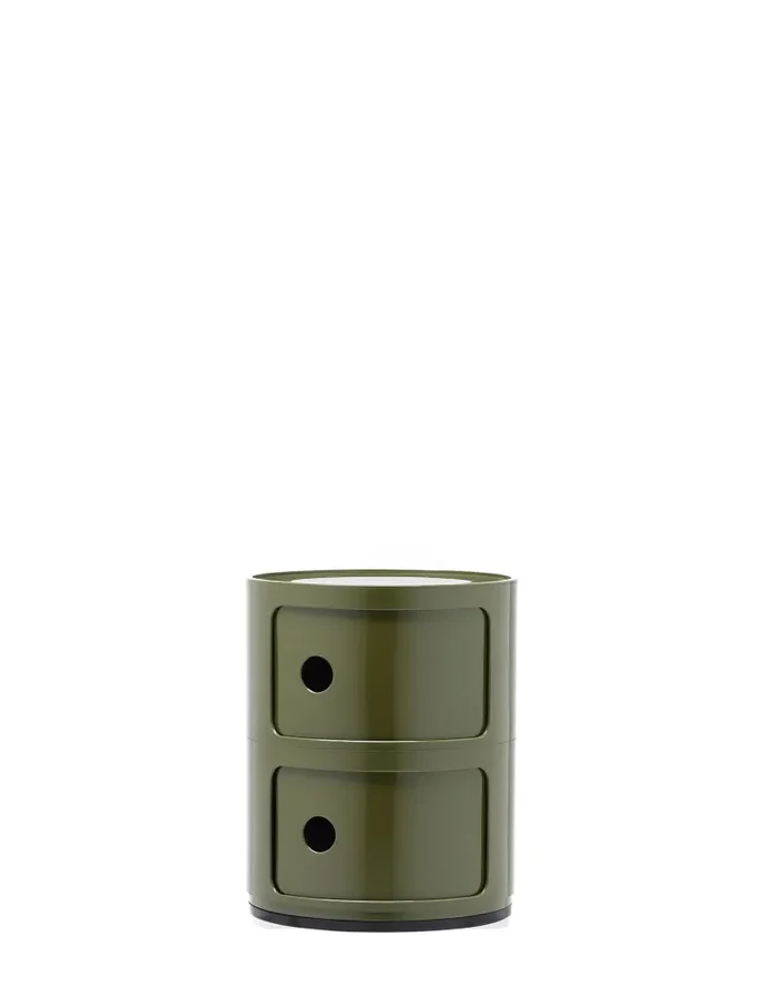 COMPONIBILE 2 ELEMENTI VERDE LUCIDO Moda