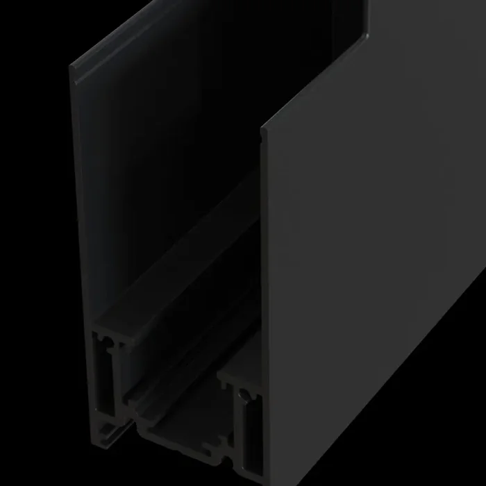 Connettore ad Angolo Esterno per Sistema Illuminazione a Binario Nero - immagine 3