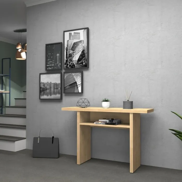 Consolle Allungabile 120×40/80×76 cm Ikebana rovere