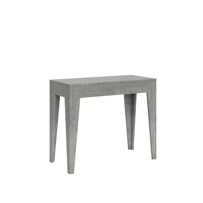 Consolle Allungabile 90-198x42x77 cm in Nobilitato Grigio
