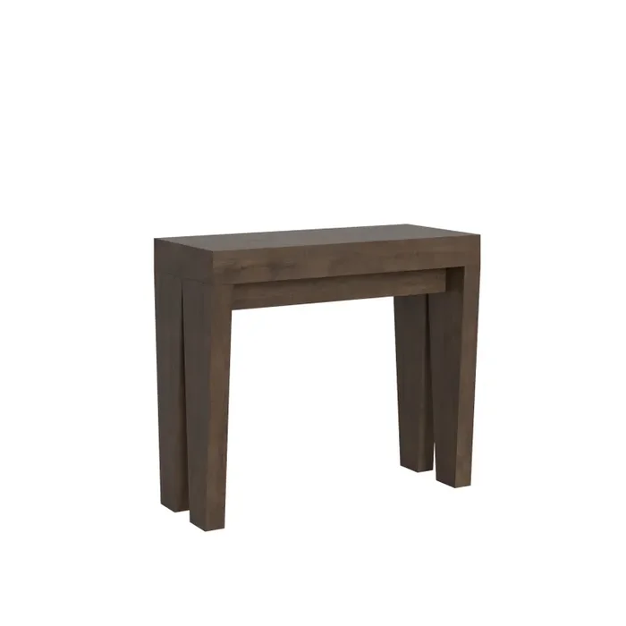 Consolle Allungabile 90-300x42x77 cm in Nobilitato Marrone Sconti