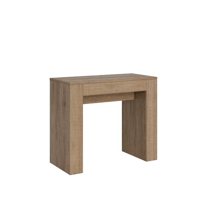 Consolle Allungabile 90-302x42x77 cm in Nobilitato Marrone Vendita online