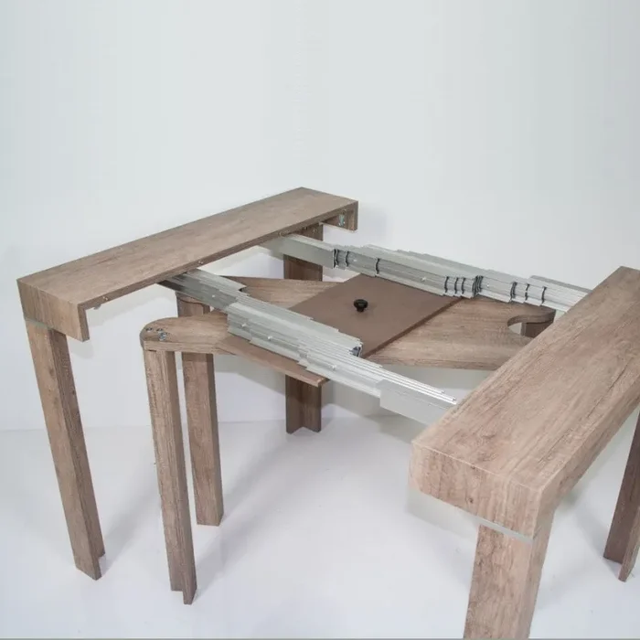 Consolle Allungabile in Legno H77x40x90/300cm Itamoby Magic Color Noce Classica - immagine 2