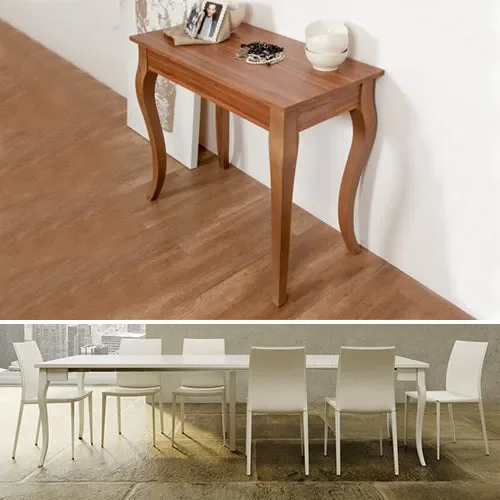 Consolle Tavolo Allungabile 47/307 Cm Colore Noce Groupdesign Olanda