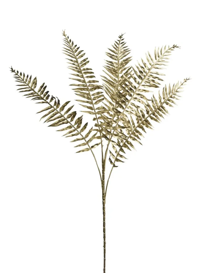 Conti Ramo Natale Felce H 80 Cm x 5 Gold