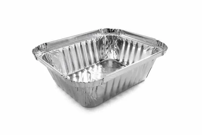 Contital Contenitore Alluminio 1 Porzione 145 x 120 Mm H 40 Mm 100 Pz