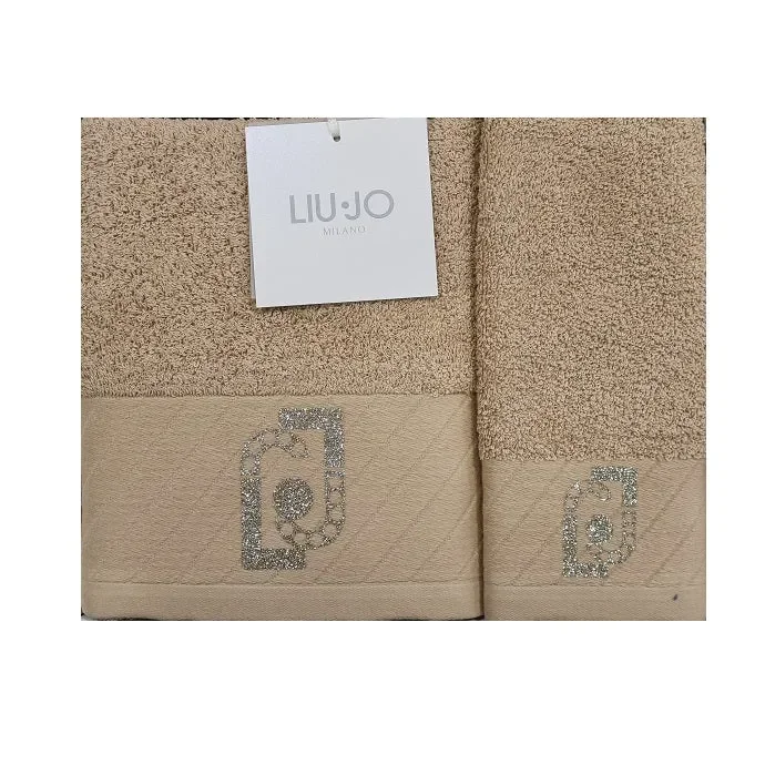 Coppia asciugamani Liu Jo art NS/L/LB871B colore a scelta misura unica