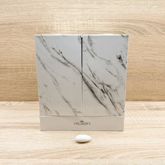 Coppia Innamorati con Base Argento Orchidea - immagine 3