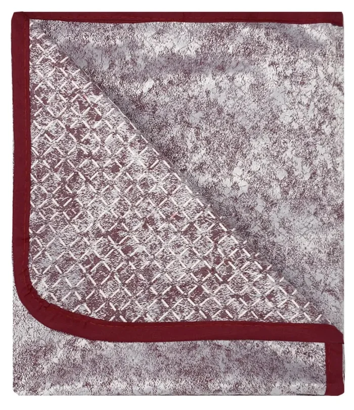 Copridivano con Copri Braccioli in Poliestere e Cotone Bordeaux Varie Misure - immagine 3