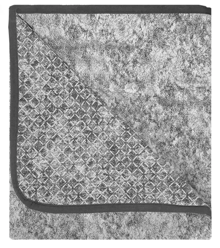 Copridivano con Penisola Destra in Poliestere e Cotone Grigio Scuro Varie Misure - immagine 3