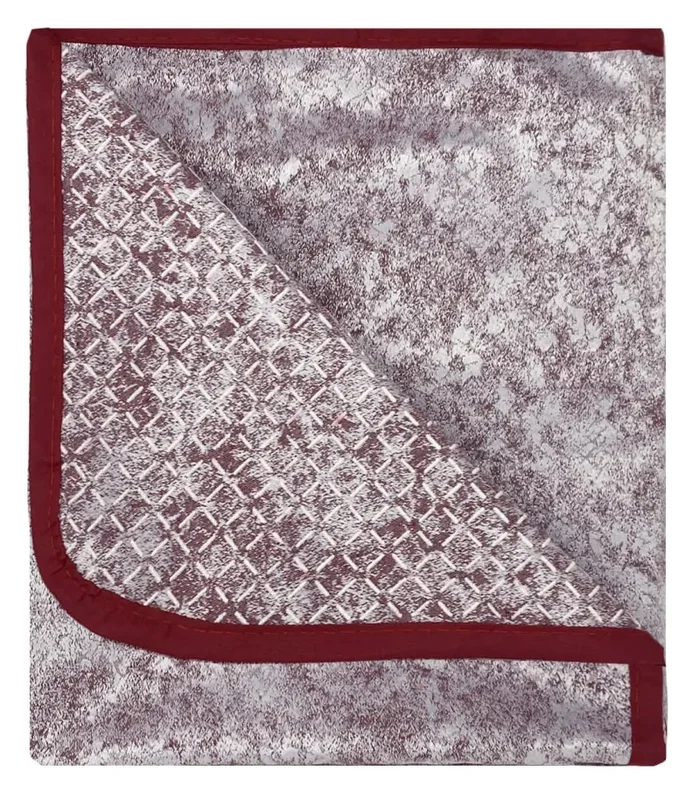 Copridivano con Penisola Sinistra in Poliestere e Cotone Bordeaux Varie Misure Moda - immagine 3