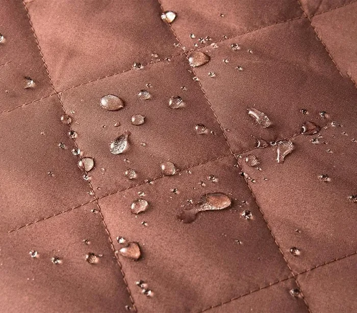 Copridivano double face 1 posto 70×170 cm in Tessuto Trapuntato Marrone Sconti - immagine 2