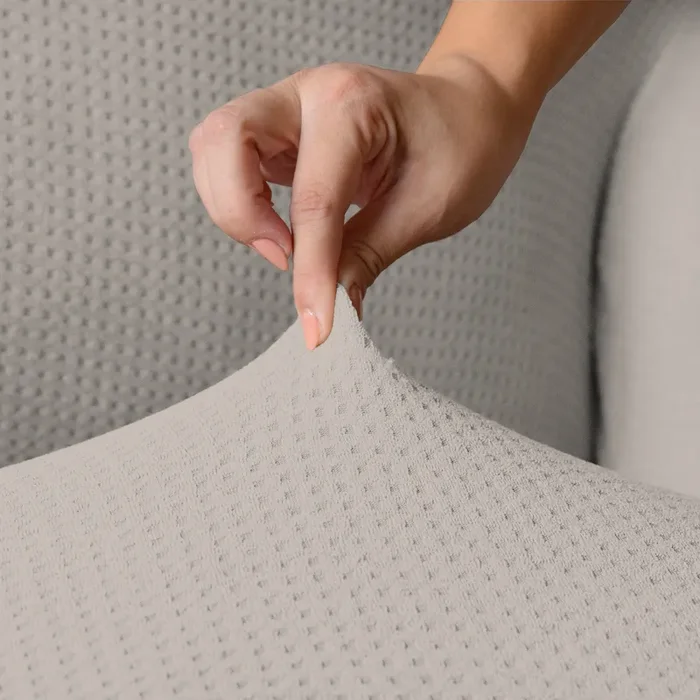 Copridivano Elasticizzato in Poliestere Iris Tortora Varie Misure - immagine 2