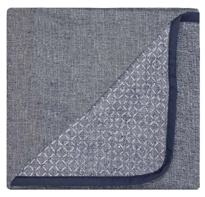 Copridivano in Poliestere con Penisola Destra Blu Scuro Varie Misure - immagine 3