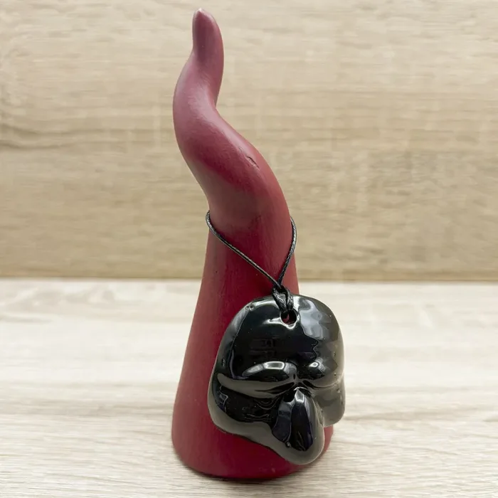 Corno con Maschera Pulcinella Bella Napoli - immagine 2