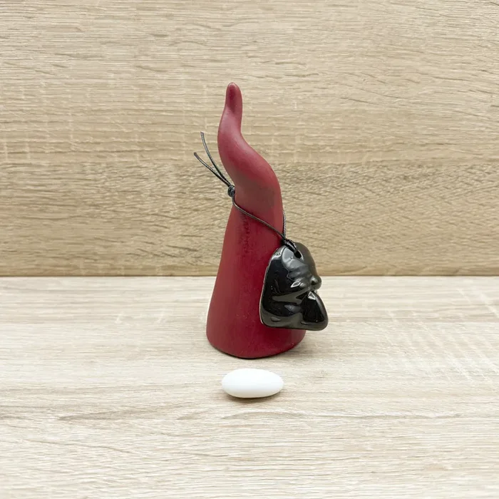 Corno con Maschera Pulcinella Bella Napoli - immagine 3