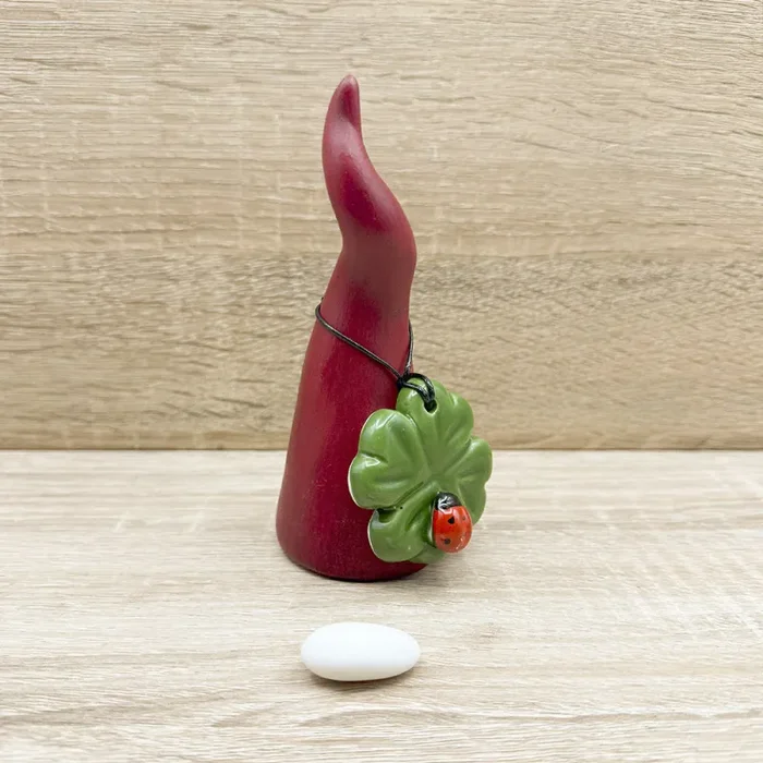 Corno con Quadrifoglio e Coccinella Bella Napoli - immagine 2