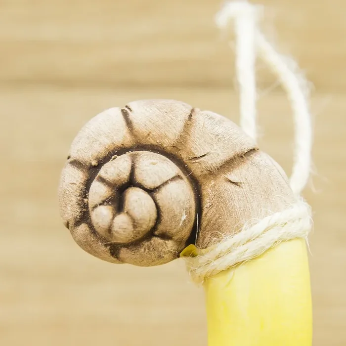 Corno di Capri Portafortuna Giallo Macrì - immagine 3