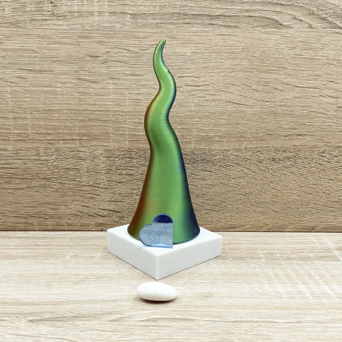 Corno Multicolor Verde con Cuore Orchidea Vendita calda online