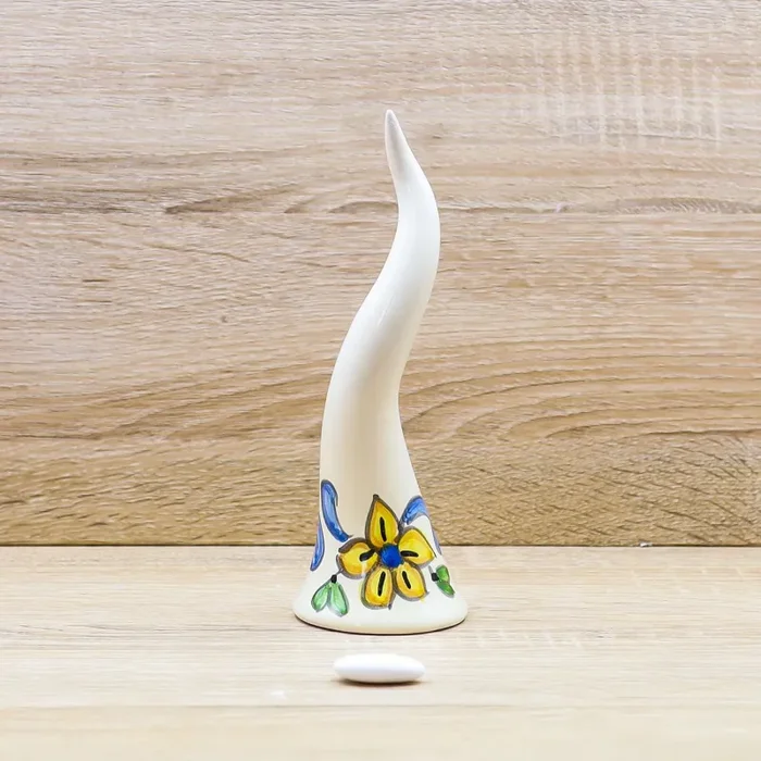 Corno Piccolo Rosso, Bianco o Blu decoro Positano Il Borgo di Vietri - immagine 2