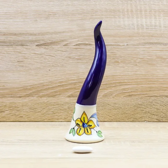 Corno Piccolo Rosso, Bianco o Blu decoro Positano Il Borgo di Vietri - immagine 3