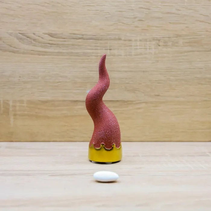 Corno Portafortuna Bordeaux “Linea Gold” Encantada