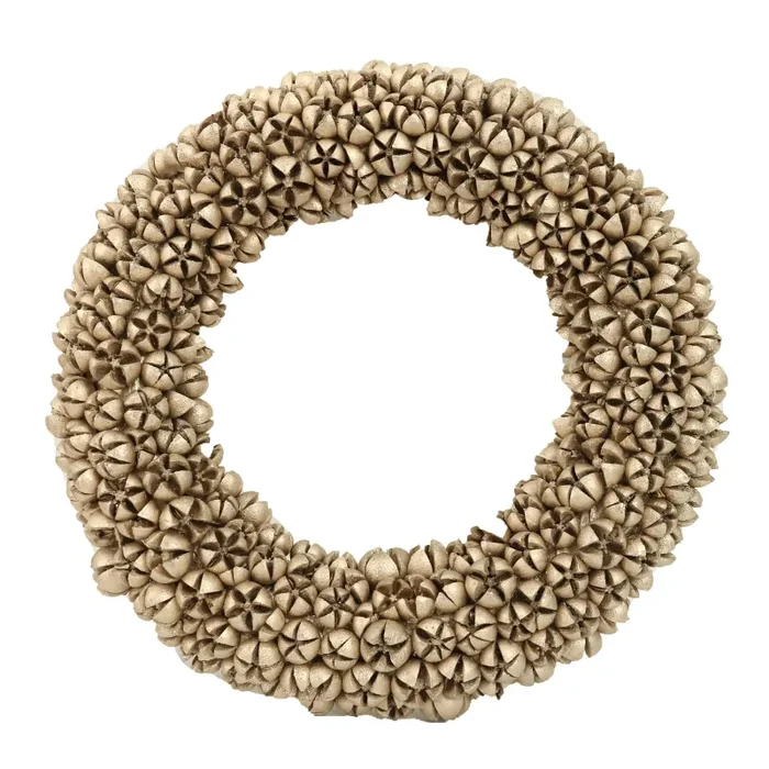 Coroncina glitter champagne cm Ø46xh8