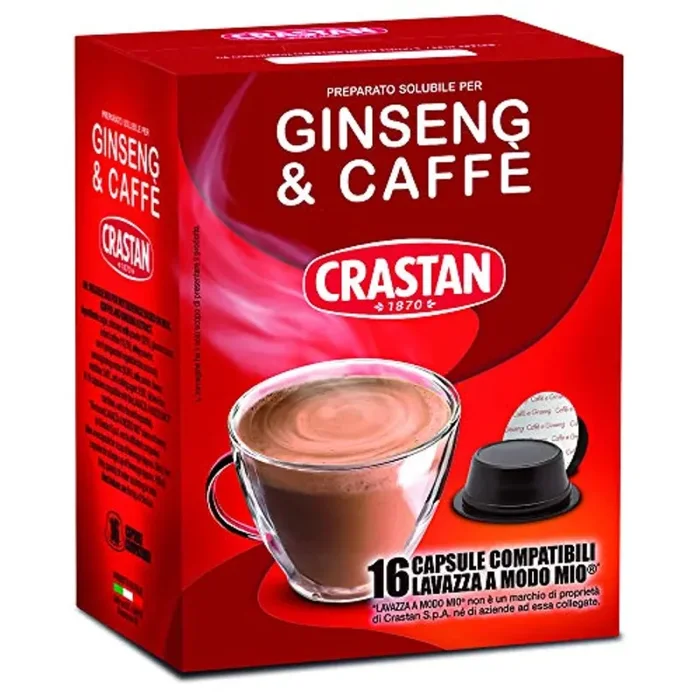 Crastan Capsule Compatibili a Modo Mio, Ginseng & Caffè, 16 Unità Vendita online - immagine 3