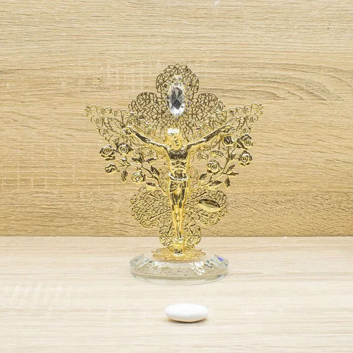 Crocifisso Oro e Cristallo Marilyn Rome