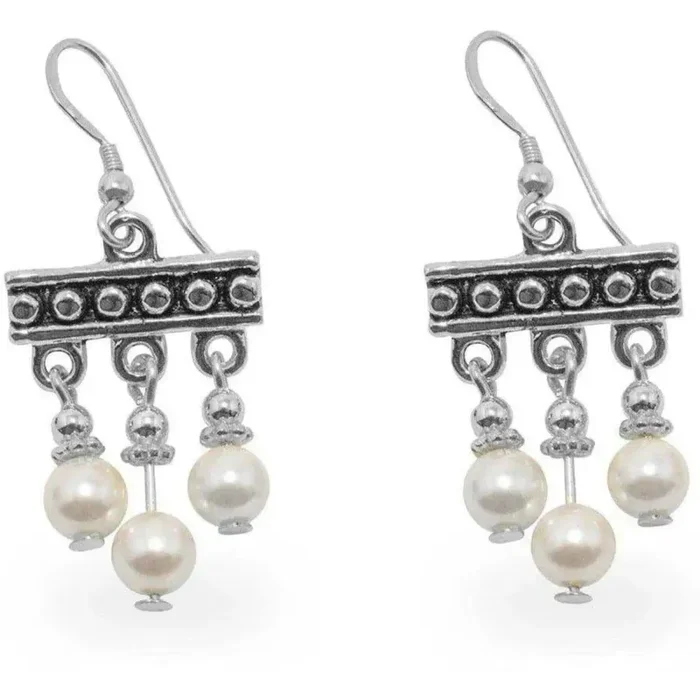 Crotalia Orecchini di Pompei a tre pendenti - immagine 3