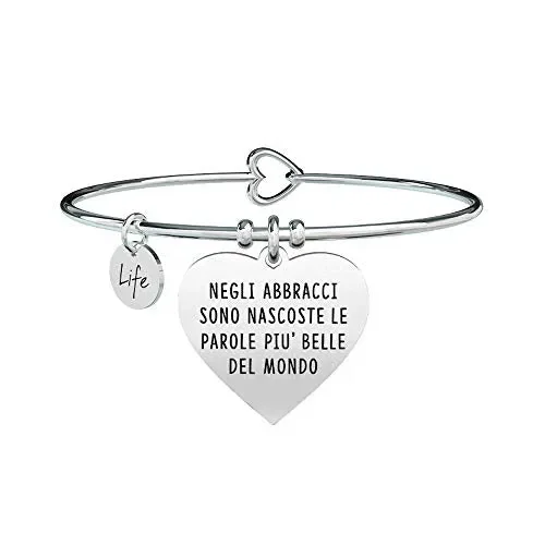 Cuore Abbracci Argento Vendita calda online