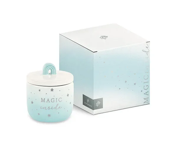 Cupido&Co. Candela Arcobaleno Azzurra D 60 Mm H 80 Mm