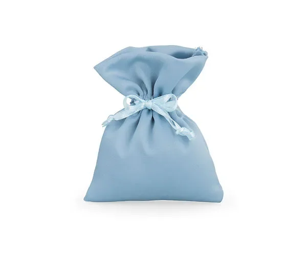 Cupido&Co. Portaconfetti Raso 80 x 100 Mm Azzurro 12 Pz