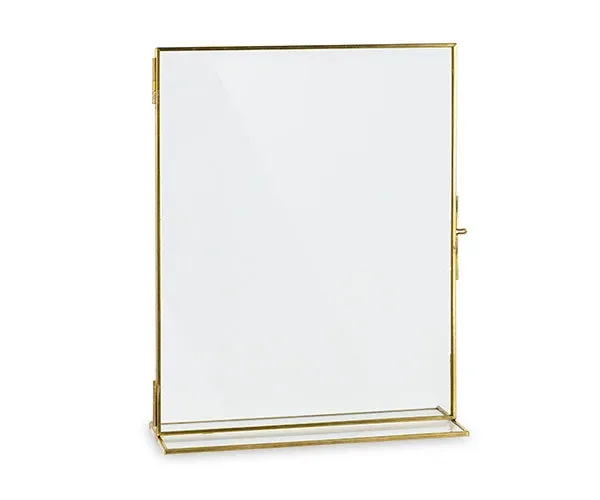 Cupido&Co. Portafoto H 260 Mm 205 x 80 Mm Vetro Oro Moda