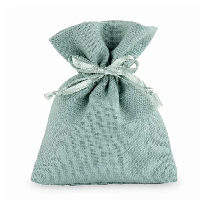 Cupido&Co. Sacchetto Portaconfetti 10 x 14 Cm Colore Eucalipto 12 PZ