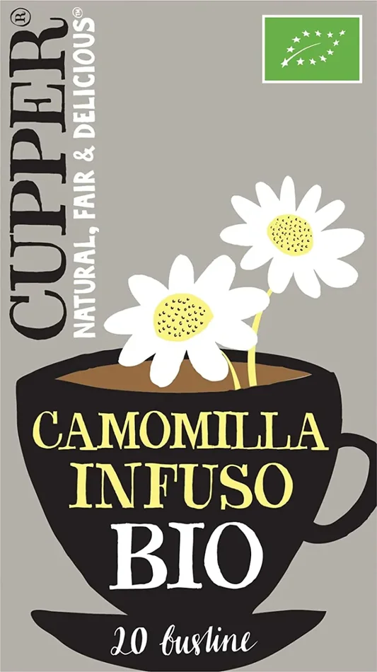CUPPER Infuso Camomilla, Melissa e Lavanda, Confezione da 20
