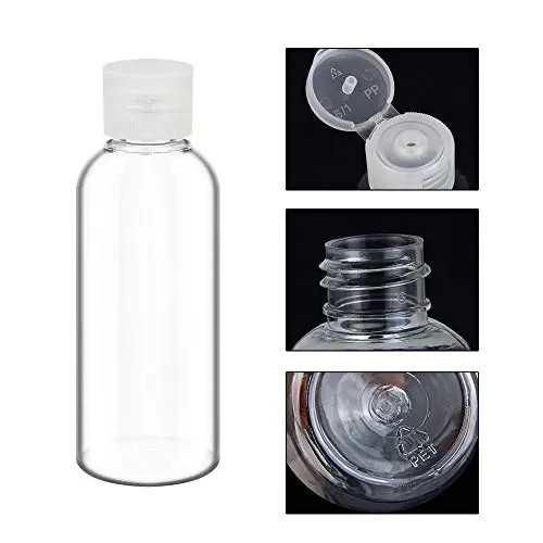 DECARETA Bottiglie di Viaggio 50ml con Piccolo Imbuto bottigliette viaggio… - immagine 2