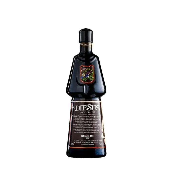 Diesus Amaro del Frate Barbero a Base di Erbe Aromatiche e Vini Pregiati 70 Cl