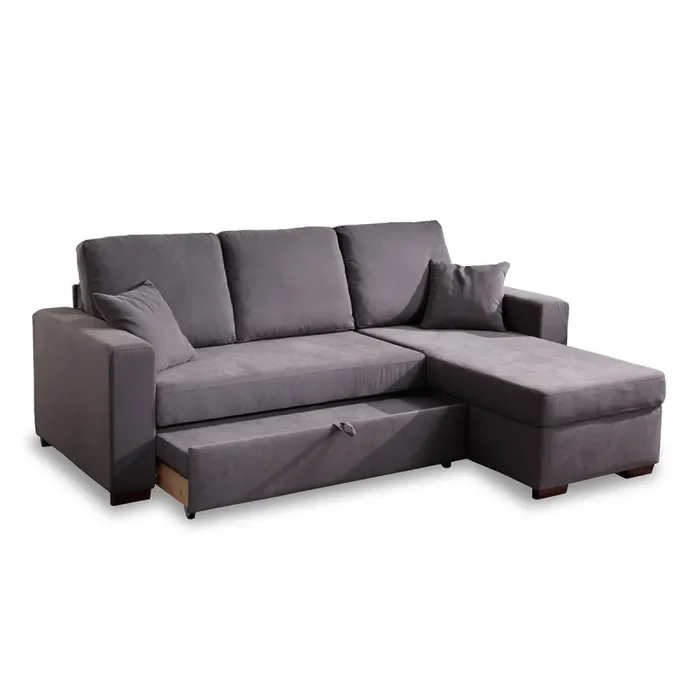 Divano 2 Posti Estraibile con Chaise Longue - immagine 3