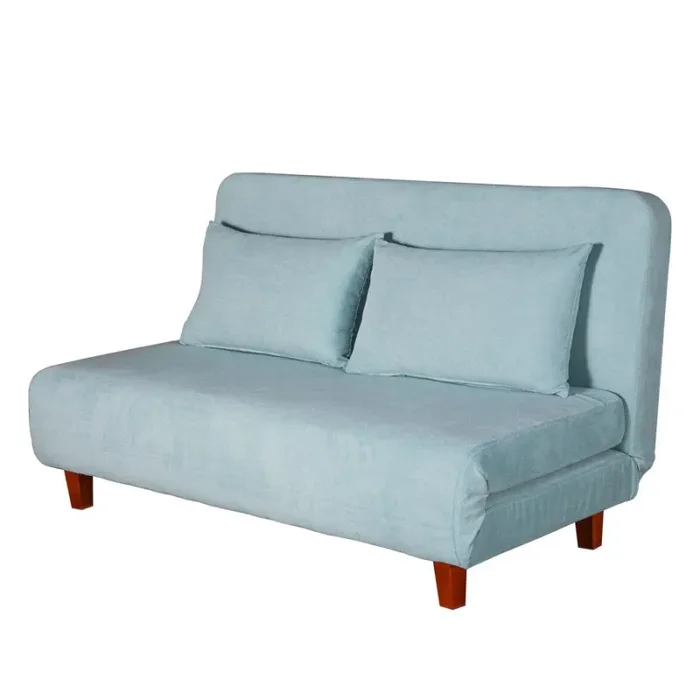 Divano Letto 2 Posti 146x91x82 cm in Tessuto Verde Acqua Online ora