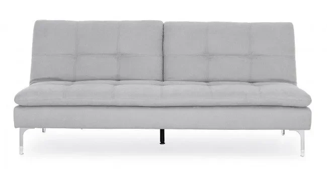 Divano Letto 3 Posti 190x94x85h cm Leon Grigio Chiaro - immagine 3