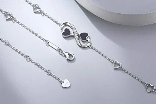 E.INFINITY Cavigliera Infinito per Donna, Regolabile Donna in… - immagine 3