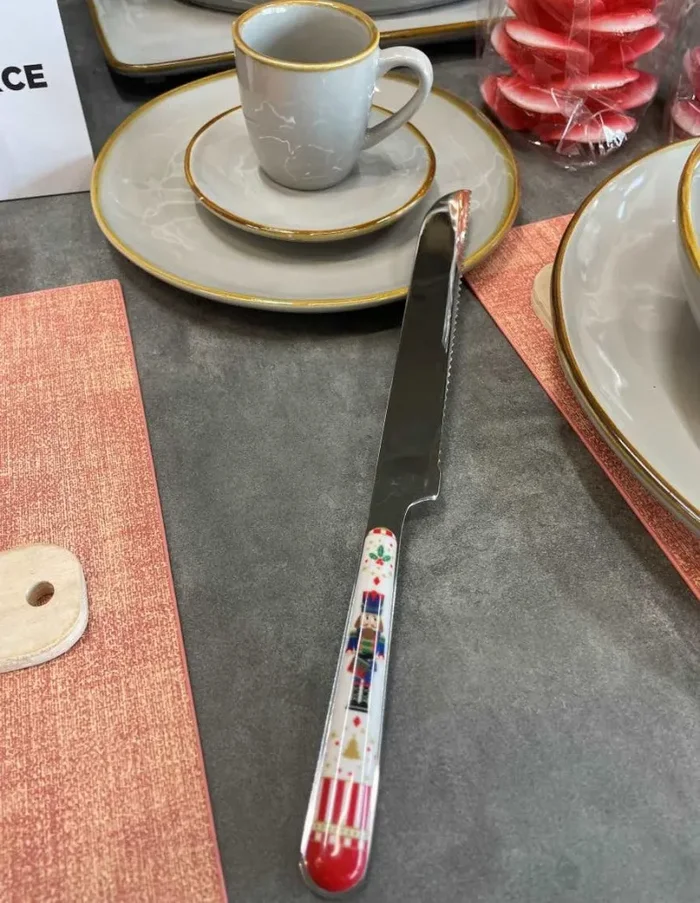 EasyLife Coltello Panettone NutcrackerMas 28 Cm Soldatini