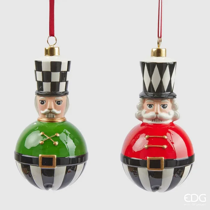 EDG Enzo De Gasperi Addobbo Natale Soldatino Scacchi H 14 Cm Green Red 1 Pz Online