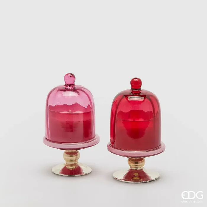 EDG Enzo De Gasperi Candela Alzatina con Profumo H 16 Cm D 9 Cm Woodland 1 Pz