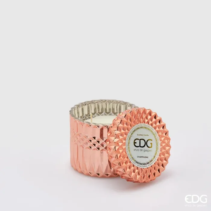 EDG Enzo De Gasperi candela Crystal New H10.5 cm Champagne Vendita calda