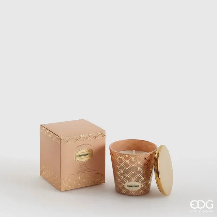 EDG Enzo De Gasperi Candela Enigma con Profumo H 8 Cm 160 Gr Tonka Clove Scatola Regalo