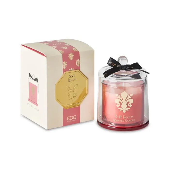 EDG Enzo De Gasperi Candela Goldlily con Cupola H15 Soft Roses