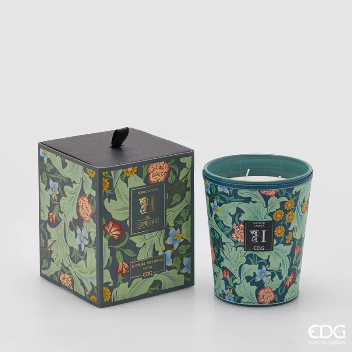 EDG Enzo De Gasperi Candela Heritage con Profumo H 16 Cm Citrus Verbena Vendita calda