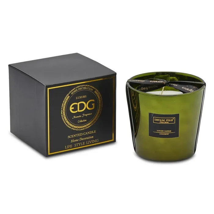 EDG Enzo De Gasperi Candela Mirror Profumata H12 D13,5 Patchouli Leather